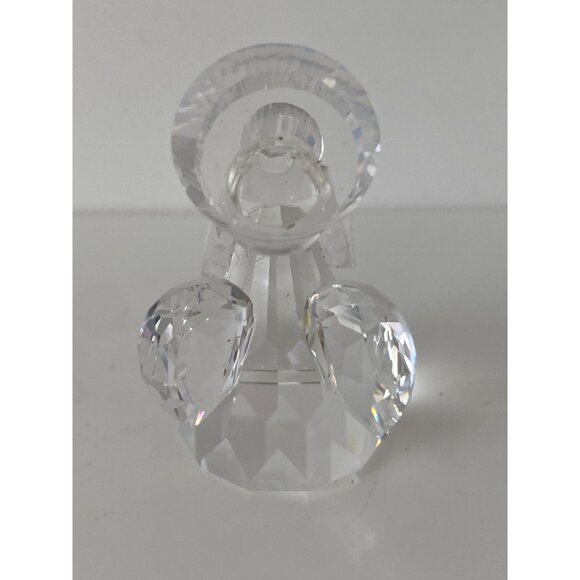 Swarovski Crystal RETIRED Angel Horn Figurines #7475 NR000 009 Original Box NEW - Picture 4 of 11
